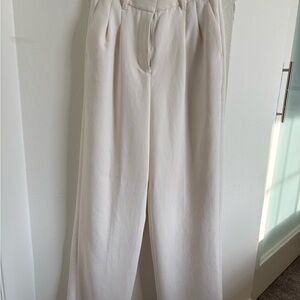 Aritzia Cream Effortless Pants